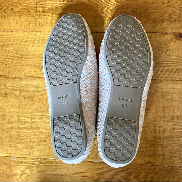 Birdies Starling Woven Flats in Pale Blush Pink and Cream Basket Weave Size 9.5 - Picture 14 of 16